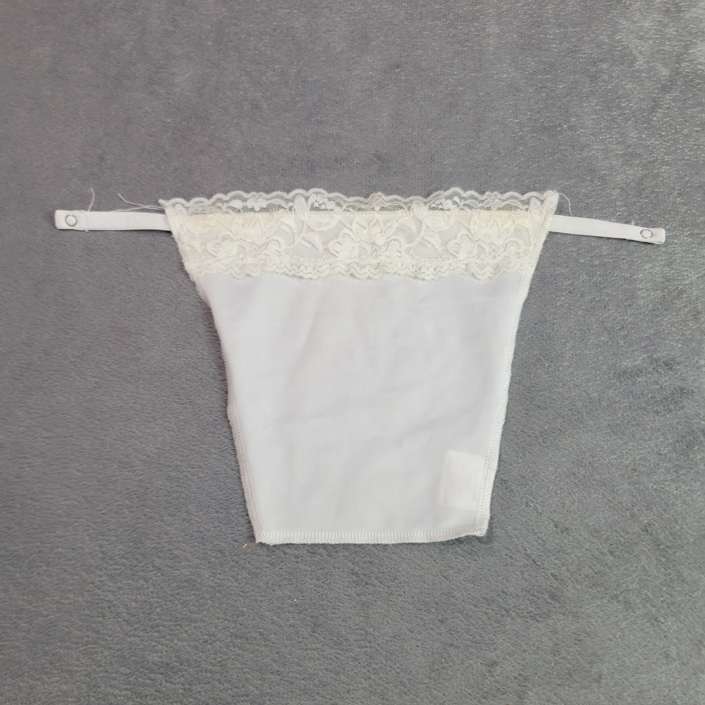 Cami Secret Camisole Insert Womens White Lace Trim Cleavage Cover Modesty Panel